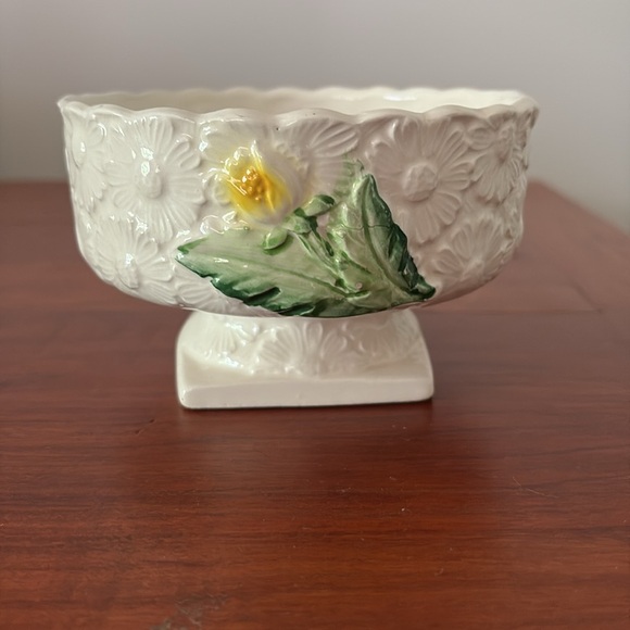 Vtg Rubens Originals 2102 Pedestal daisy Ceramic flower planter - Picture 2 of 7